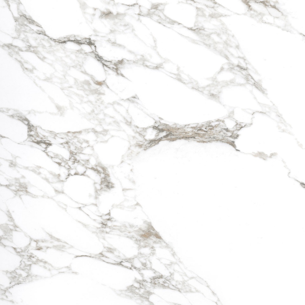 Керамогранит Eurotile Creta 232 CRE1WT, цвет белый серый, поверхность полированная, квадрат, 600x600