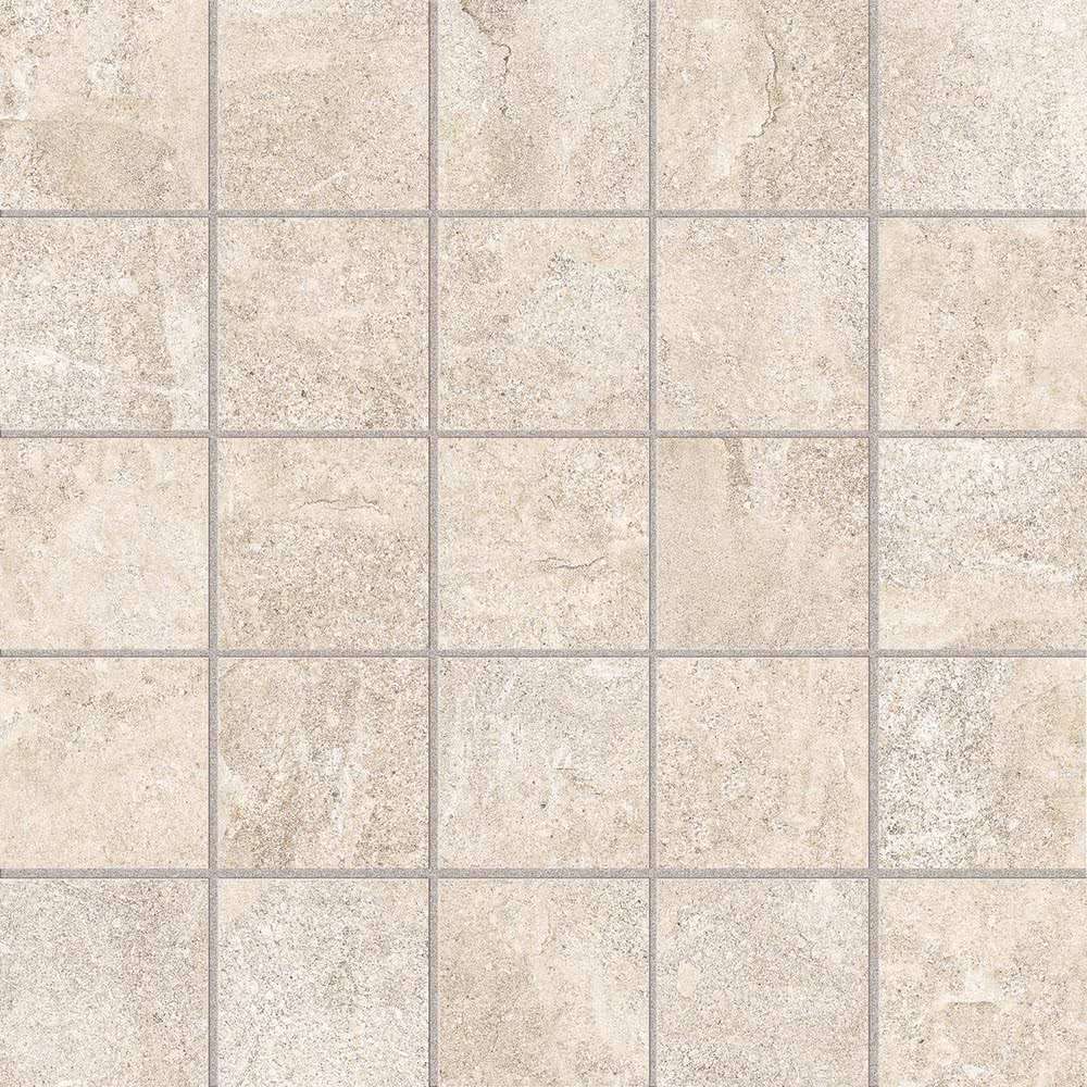 Мозаика Piemme Castlestone Mosaico Almond 00160, цвет бежевый, поверхность матовая, квадрат, 300x300