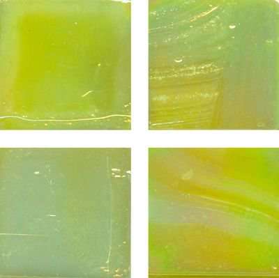 Мозаика Irida Fleur 15.R903(3), цвет зелёный, поверхность глянцевая, квадрат, 327x327