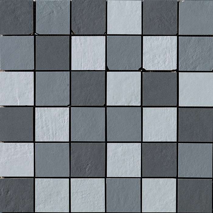 Мозаика Cir Mat Mosaico (6,5X6,5) C OZC (Oyster, Zink, Smoke) 1056102, цвет серый, поверхность матовая, квадрат, 400x400