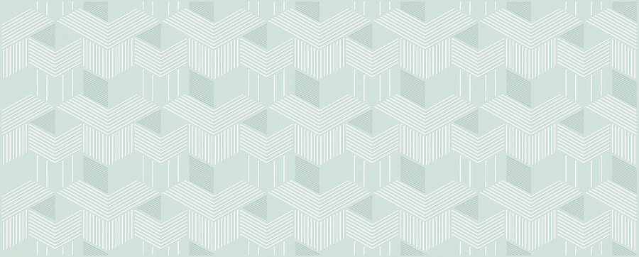 Декоративные элементы Azori Lounge Mint Geometria, цвет зелёный, поверхность матовая, прямоугольник, 201x505