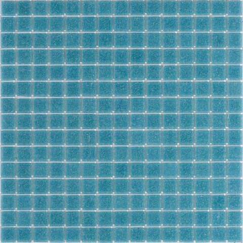 Мозаика Alma Mosaic Sandy SE59, цвет голубой, поверхность матовая, квадрат, 327x327