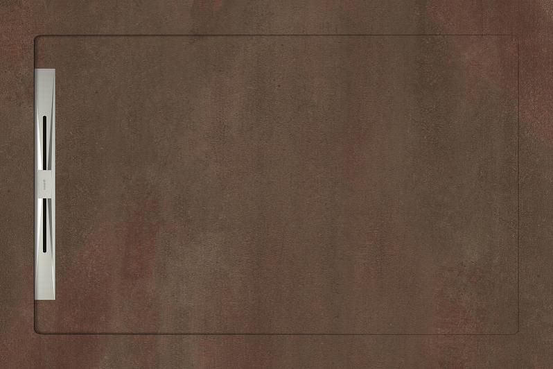 Спецэлементы Aquanit Cosmo Copper Slope Line, цвет коричневый, поверхность матовая, прямоугольник, 800x1200