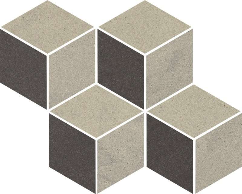 Мозаика Paradyz Rockstone Antracite Mozaika Cieta Mix, цвет серый, поверхность матовая, прямоугольник, 204x238