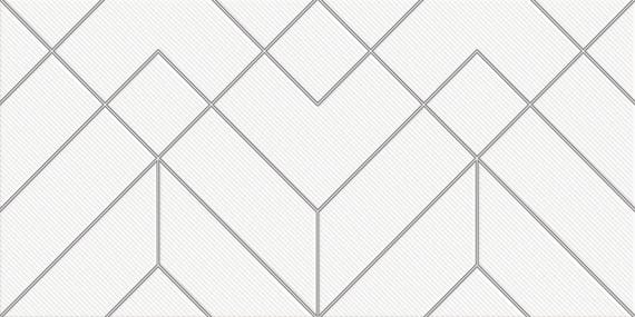 Декоративные элементы Lasselsberger Мореска 1641-8628, цвет белый, поверхность матовая, прямоугольник, 200x400