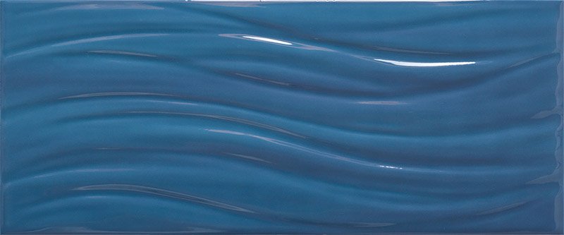 Керамическая плитка Paul Skyfall Windy Blue, цвет синий, поверхность глянцевая, прямоугольник, 250x600