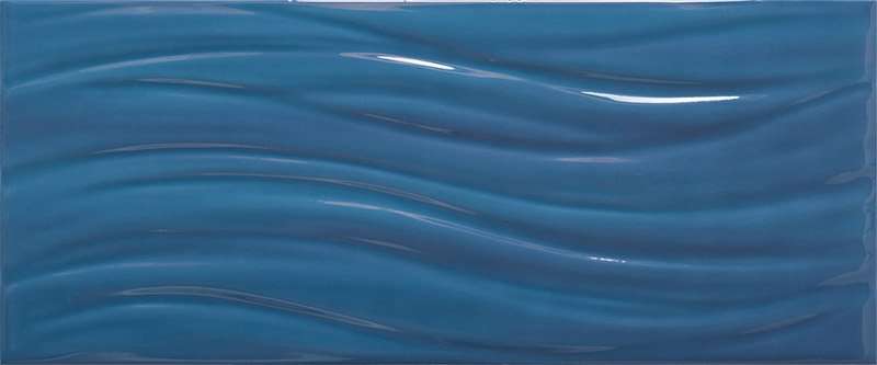 Керамическая плитка Paul Skyfall Windy Blue, цвет синий, поверхность глянцевая, прямоугольник, 250x600