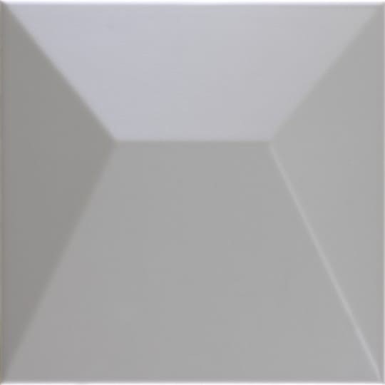 Керамическая плитка Dune Shapes 1 Japan Smoke 187340, цвет серый, поверхность матовая 3d (объёмная), квадрат, 250x250