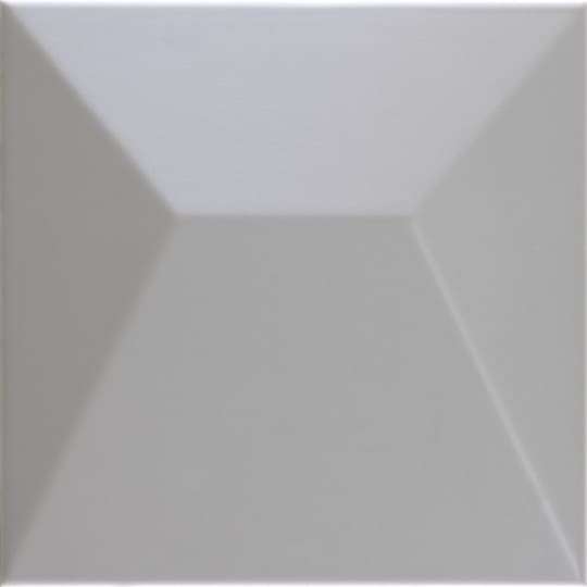 Керамическая плитка Dune Shapes 1 Japan Smoke 187340, цвет серый, поверхность матовая 3d (объёмная), квадрат, 250x250