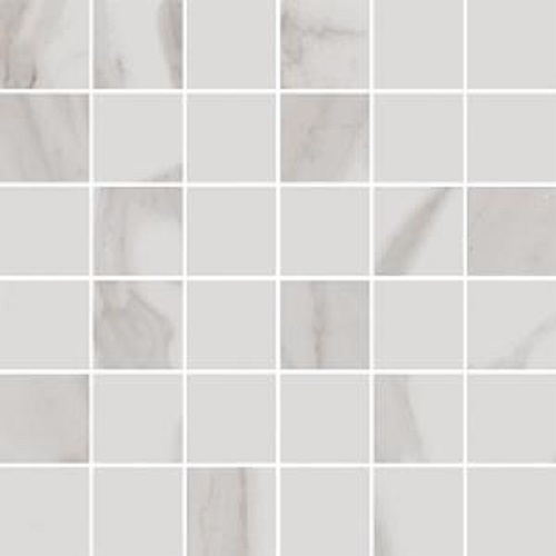 Мозаика Cerdomus Alma Mosaico Statuario Altissimo Levigato 94434, цвет серый, поверхность лаппатированная, квадрат, 300x300