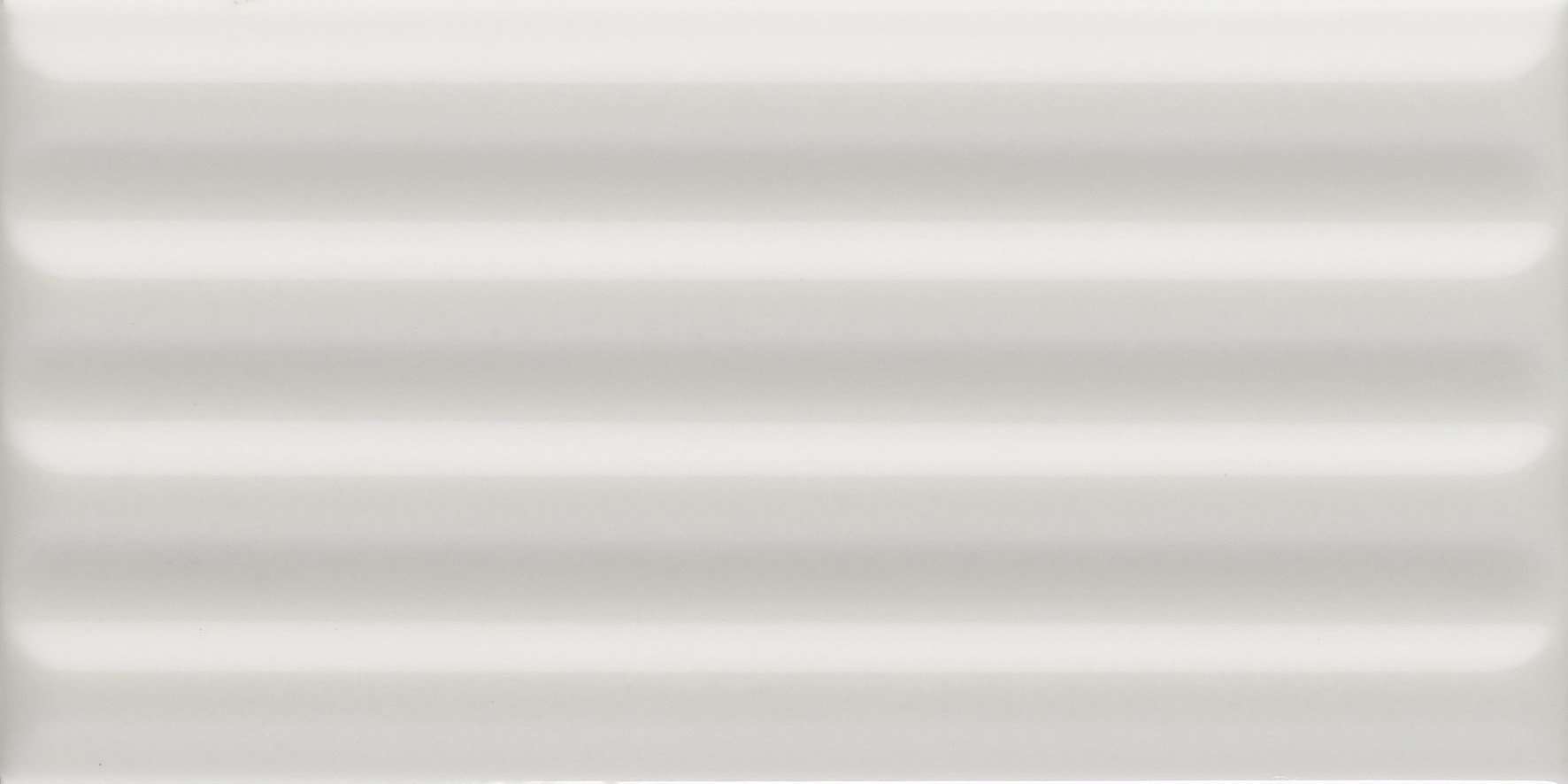 Керамическая плитка 41zero42 WigWag White 4100321, цвет белый, поверхность глянцевая 3d (объёмная), кабанчик, 75x150