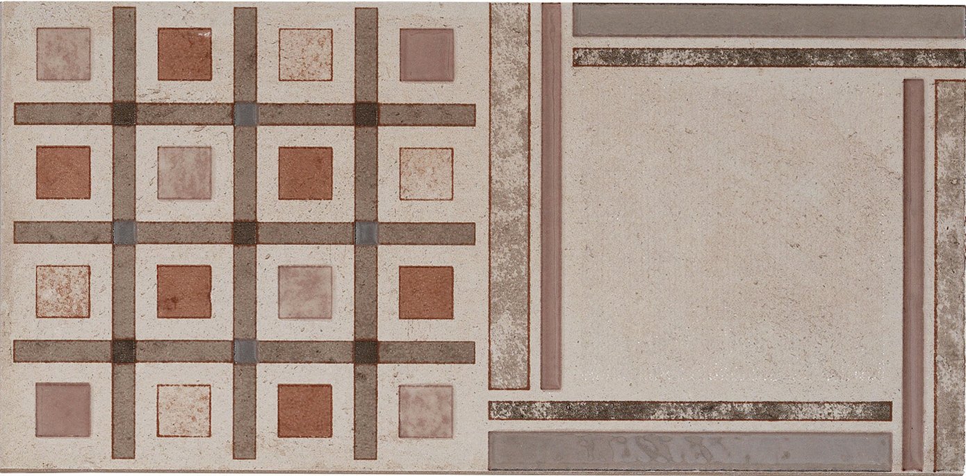 Декоративные элементы Serenissima Riabita il Cotto Inserto Vanity Warm 1046336, цвет бежевый, поверхность матовая, квадрат, 200x400