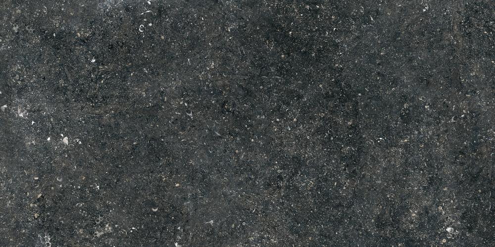 Керамогранит Floor Gres Airtech London Black Nat Ret 760278, цвет чёрный тёмный, поверхность матовая натуральная, прямоугольник, 600x1200