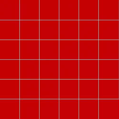 Мозаика Ce.Si Matt Vermiglio Rete 5x5, цвет красный, поверхность матовая, квадрат, 300x300