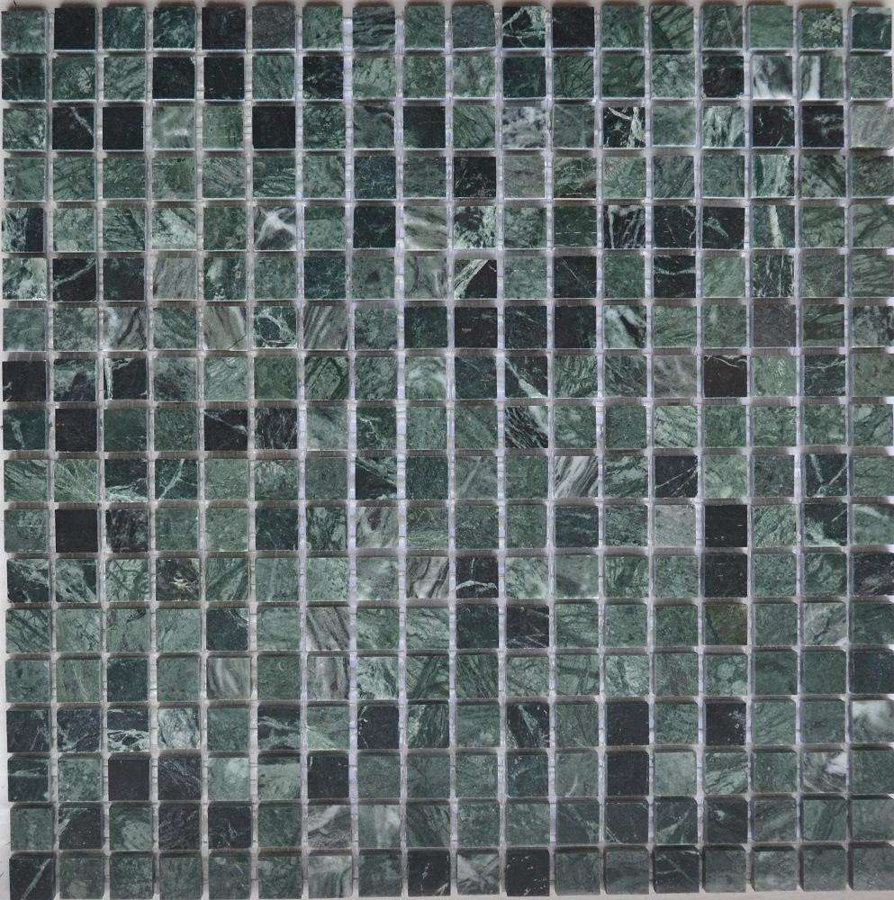 Мозаика Bonaparte Bonaparte Tivoli, цвет зелёный, поверхность полированная, квадрат, 305x305