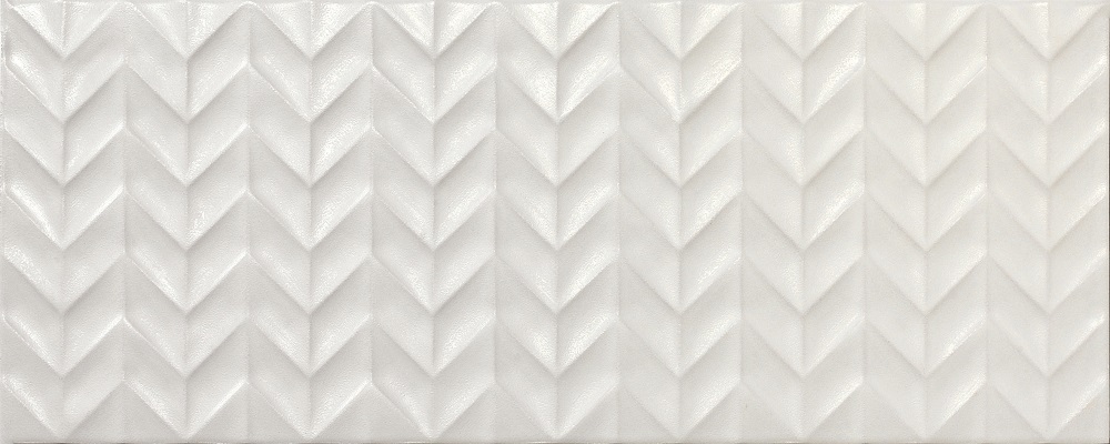 Керамическая плитка APE Arts TIP White, цвет белый, поверхность структурированная, прямоугольник, 200x500