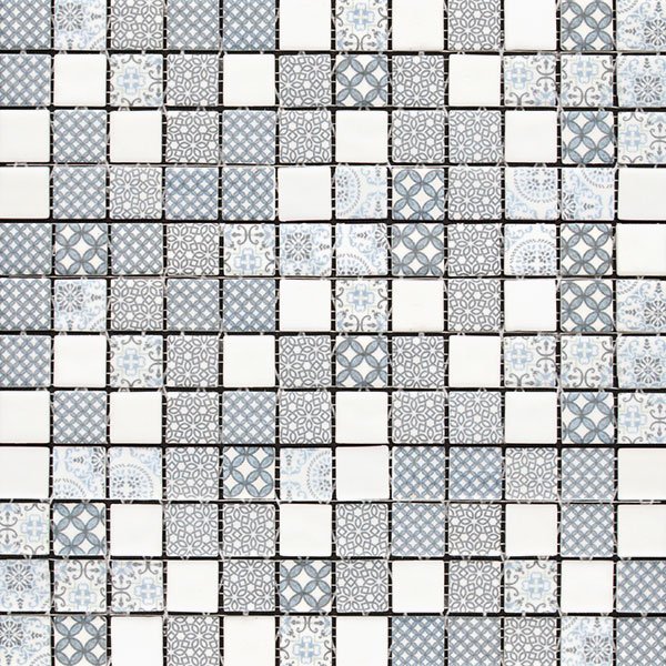 Мозаика Mosavit Graphic Baltimore Mix, цвет серый, поверхность матовая, квадрат, 316x316