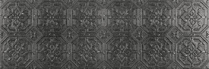 Декоративные элементы Baldocer Meridien Decor Optical Anthracite, цвет чёрный, поверхность рельефная, прямоугольник, 333x1000