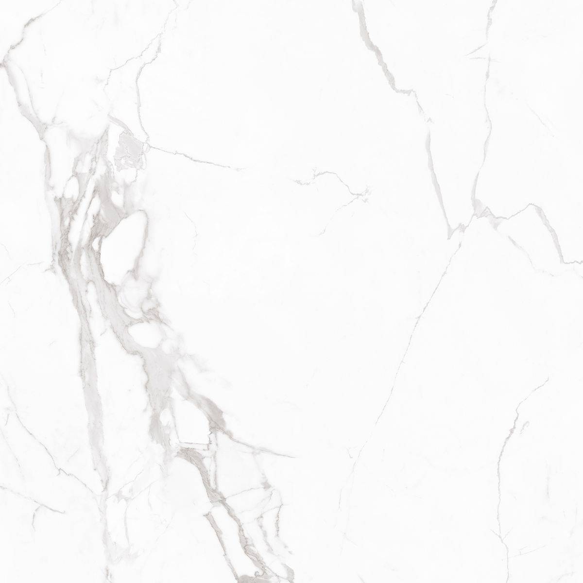 Широкоформатный керамогранит Staro Slab Manhattan White Elegance Polished, цвет белый, поверхность полированная, квадрат, 1200x1200