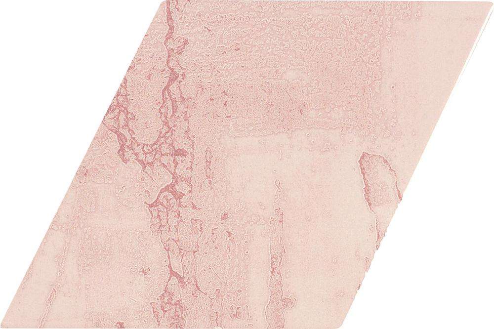 Керамическая плитка APE Rombo Snap Pink, цвет розовый, поверхность глянцевая, прямоугольник, 150x295