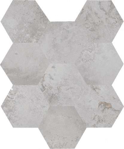 Декоративные элементы Caesar Alchemy Argent Hexa AFXA, цвет серый, поверхность матовая, шестиугольник, 280x340