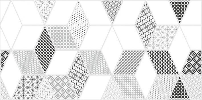 Керамическая плитка Керамин Тренд 7 тип 2, цвет серый, поверхность матовая, прямоугольник, 300x600
