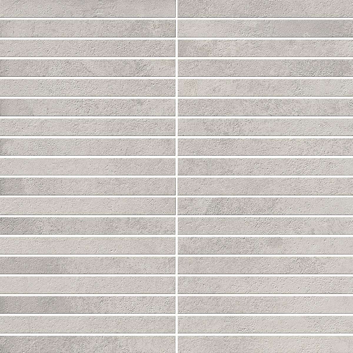 Мозаика Italon Millennium Silver Mosaico Strip 610110000412, цвет серый, поверхность матовая, квадрат, 300x300