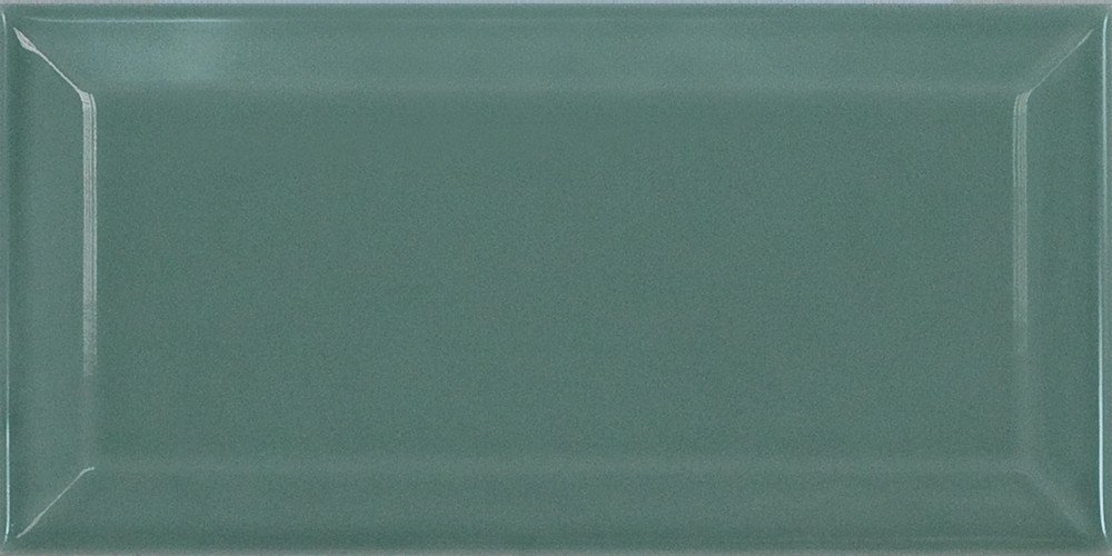 Керамическая плитка Equipe Metro Jade 21288, цвет зелёный, поверхность глянцевая, кабанчик, 75x150
