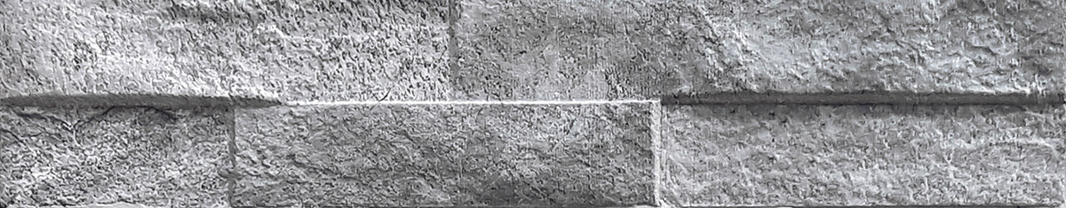 Керамогранит Keradom Rock Grey, цвет серый, поверхность 3d (объёмная), прямоугольник, 75x385