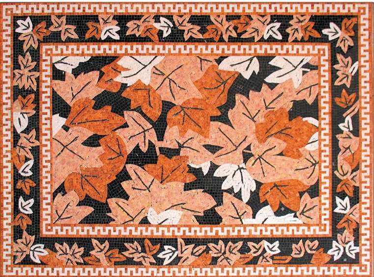 Мозаика Natural Mosaic Мозаичные ковры PP-02 (SA-P), цвет разноцветный, поверхность полированная, прямоугольник, 850x1150