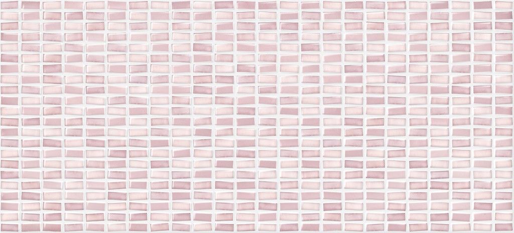 Керамическая плитка Cersanit Pudra Розовый PDG073D, цвет розовый, поверхность 3d (объёмная), глянцевая, прямоугольник, 200x440