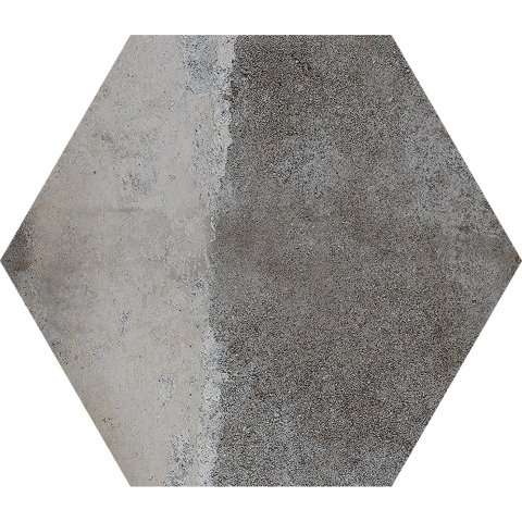 Керамогранит Graniser Engelberg Hex Winter, цвет серый тёмный, поверхность матовая, квадрат, 450x450