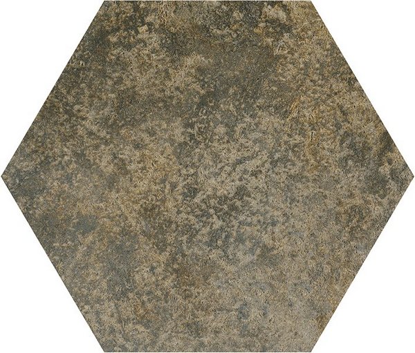 Керамогранит ITT Ceramic Siena Beige Matt, цвет коричневый, поверхность матовая, шестиугольник, 232x267