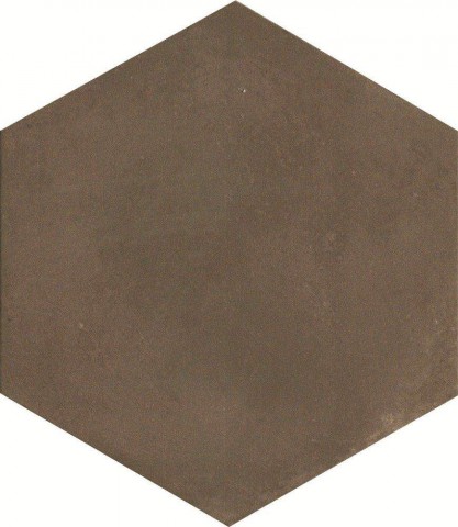 Керамогранит Fap Firenze Tabacco fK6G, цвет коричневый, поверхность сатинированная, шестиугольник, 216x250