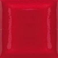Вставки Cevica Angulo Metro Rojo, цвет красный, поверхность глянцевая, квадрат, 75x75