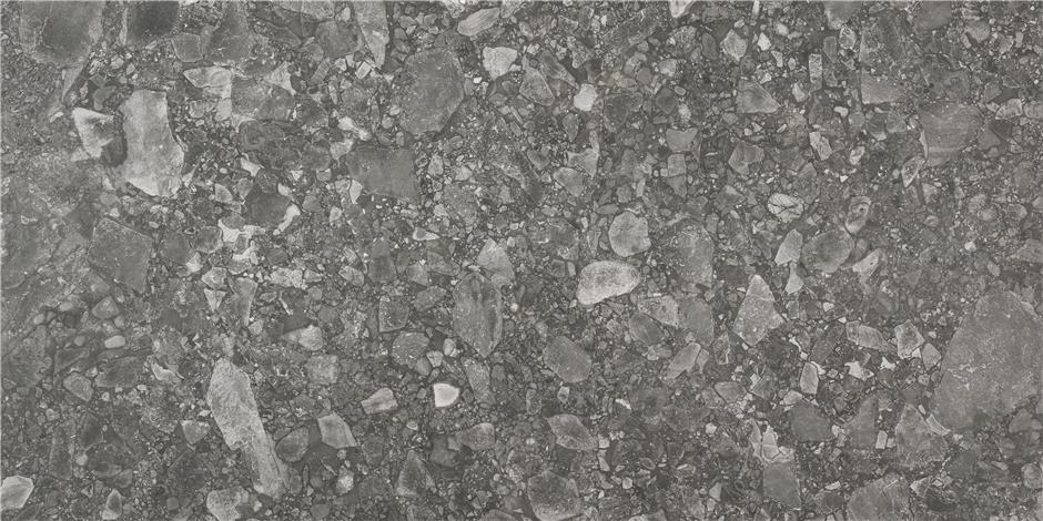 Керамогранит Keratile Ceppo Di Gre Anthracite, цвет серый тёмный, поверхность матовая, прямоугольник, 600x1200