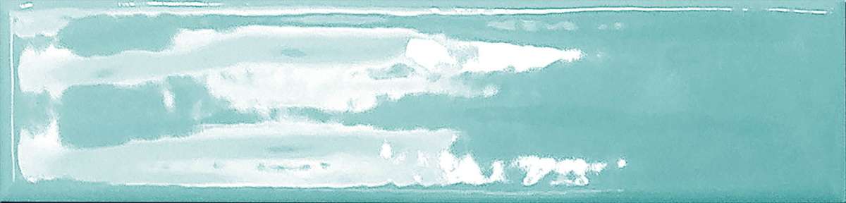 Керамогранит Keradom Oceani Acqua Glossy, цвет бирюзовый, поверхность глянцевая, прямоугольник, 60x250