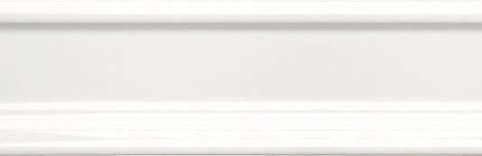Бордюры Petracers Gran Gala Capitello Bianco, цвет белый, поверхность глянцевая, прямоугольник, 100x315
