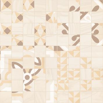 Мозаика Laparet Shine мозаика, цвет коричневый бежевый, поверхность матовая, квадрат, 300x300