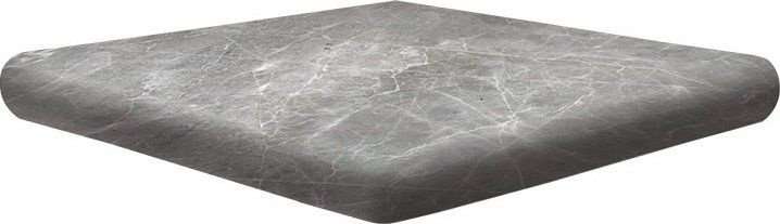 Ступени Exagres Nevada Cartabon Basalto, цвет серый, поверхность матовая, квадрат, 330x330