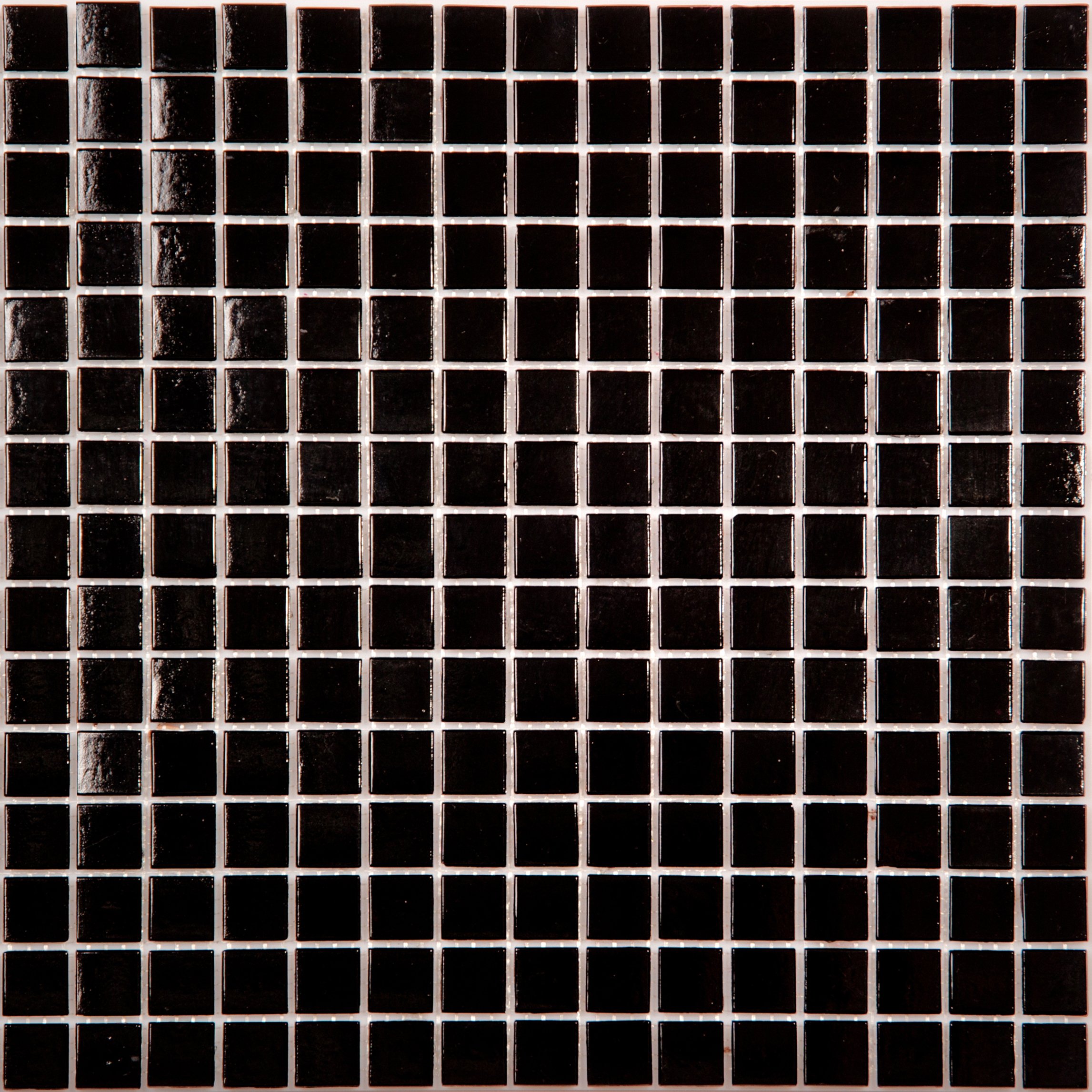 Мозаика NS Mosaic GK01, цвет чёрный, поверхность глянцевая, квадрат, 327x327
