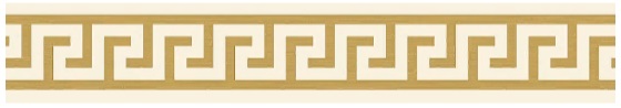 Бордюры Versace Maximvs Fascia Greca Avorio/Oro Lux G0067713, цвет бежевый золотой, поверхность полированная, прямоугольник, 100x600