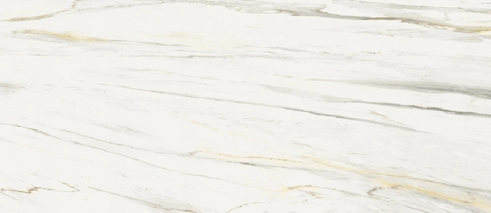 Широкоформатный керамогранит Italon Stellaris Carrara Ivory Lux 600180000047, цвет бежевый, поверхность полированная, прямоугольник, 1200x2780