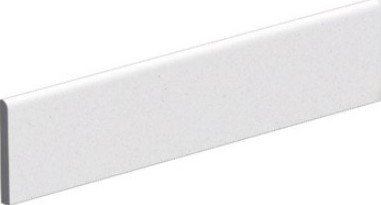 Бордюры Leonardo Icon Плинтус White BT60, цвет белый, поверхность матовая, прямоугольник, 95x600