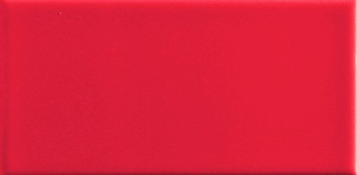 Керамическая плитка Ce.Si Metro Vermiglio, цвет красный, поверхность глянцевая, кабанчик, 75x150