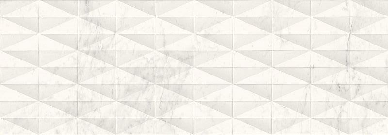 Керамическая плитка Marazzi Italy Allmarble Wall Altissimo Struttura Pave 3D Satin M6TF, цвет белый, поверхность 3d (объёмная), сатинированная, прямоугольник, 400x1200