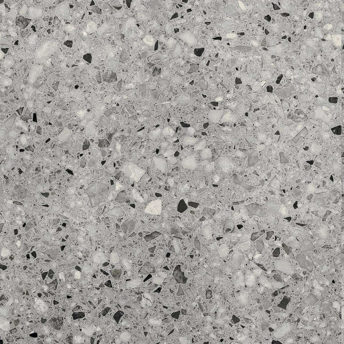 Керамогранит Tubadzin Macchia Graphite Mat, цвет серый тёмный, поверхность матовая, квадрат, 598x598