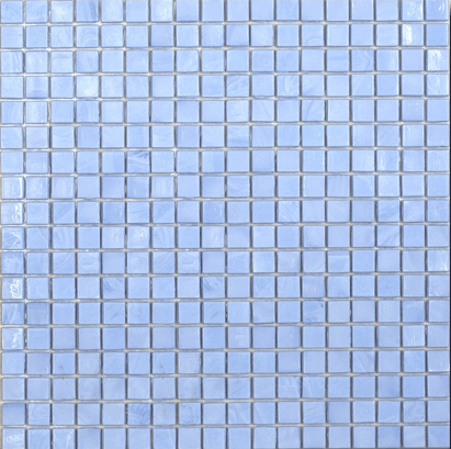 Мозаика Art & Natura Classic Sophie 1, цвет голубой, поверхность глянцевая, квадрат, 295x295