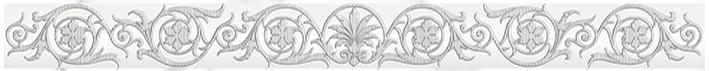Бордюры Laparet Cassiopea бордюр 58-03-00-479-0, цвет белый серый, поверхность глянцевая, прямоугольник, 60x600