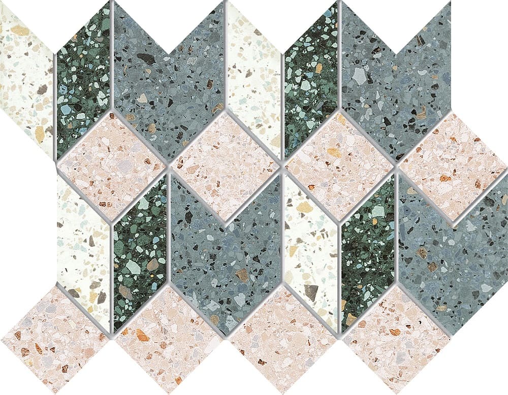 Мозаика Maciej Zien Funky Mozaika Gresowa 3, цвет разноцветный, поверхность матовая, прямоугольник, 226x298